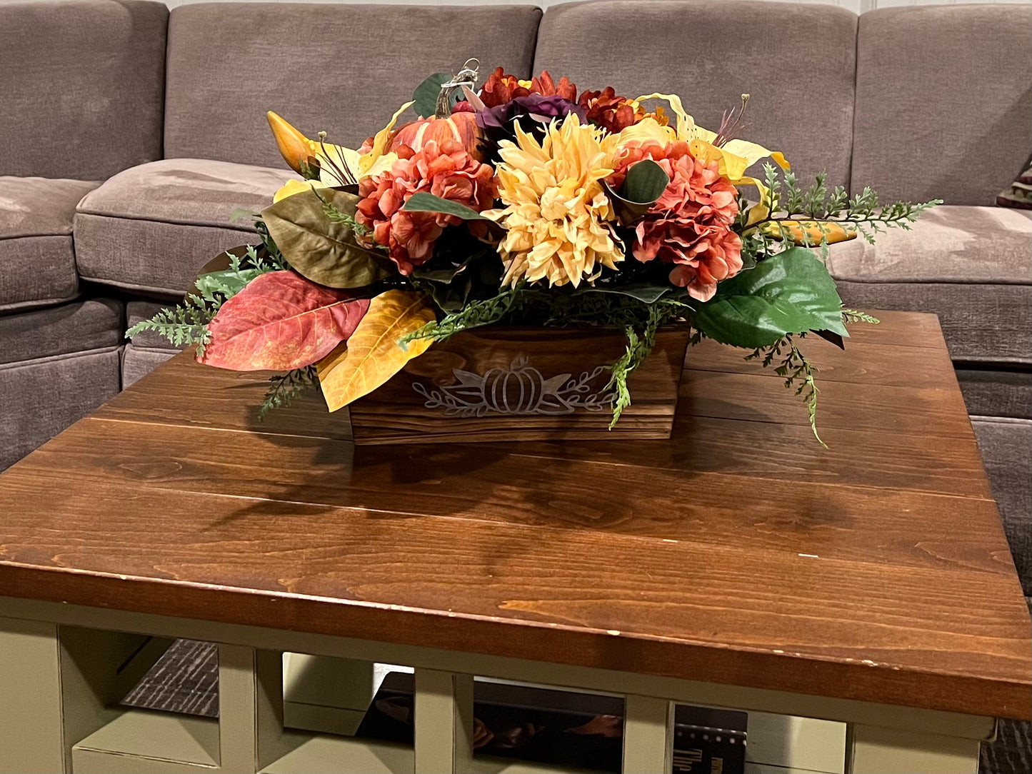 Pumpkin Harvest Fall Arrangement