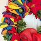 22" Christmas Pride Burlap Wreath