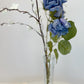 Blue Tea Roses in Bud Vase