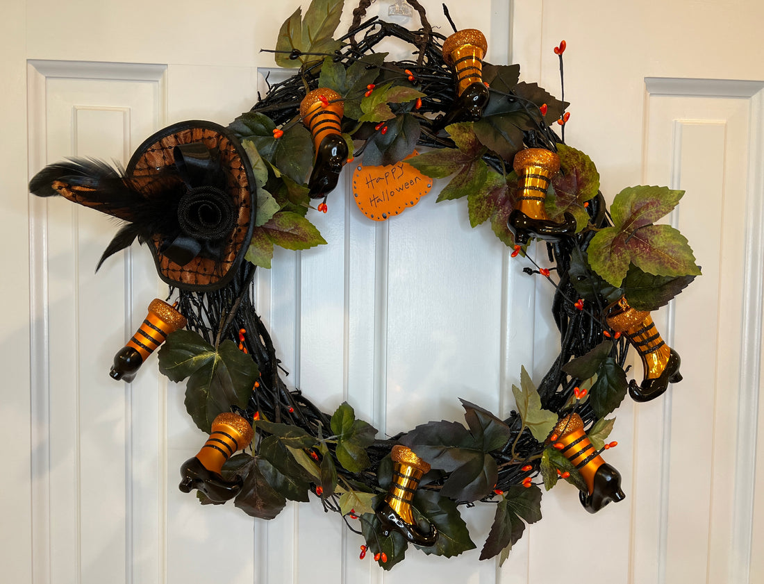 Decorate Your Space with Handcrafted Halloween Wreaths and Florals