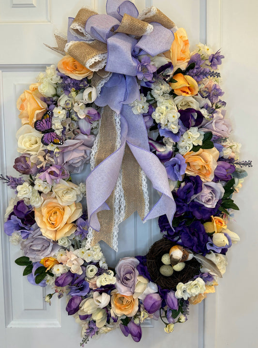 Welcome Spring with Easter Wreaths & Timeless Faux Floral Arrangements
