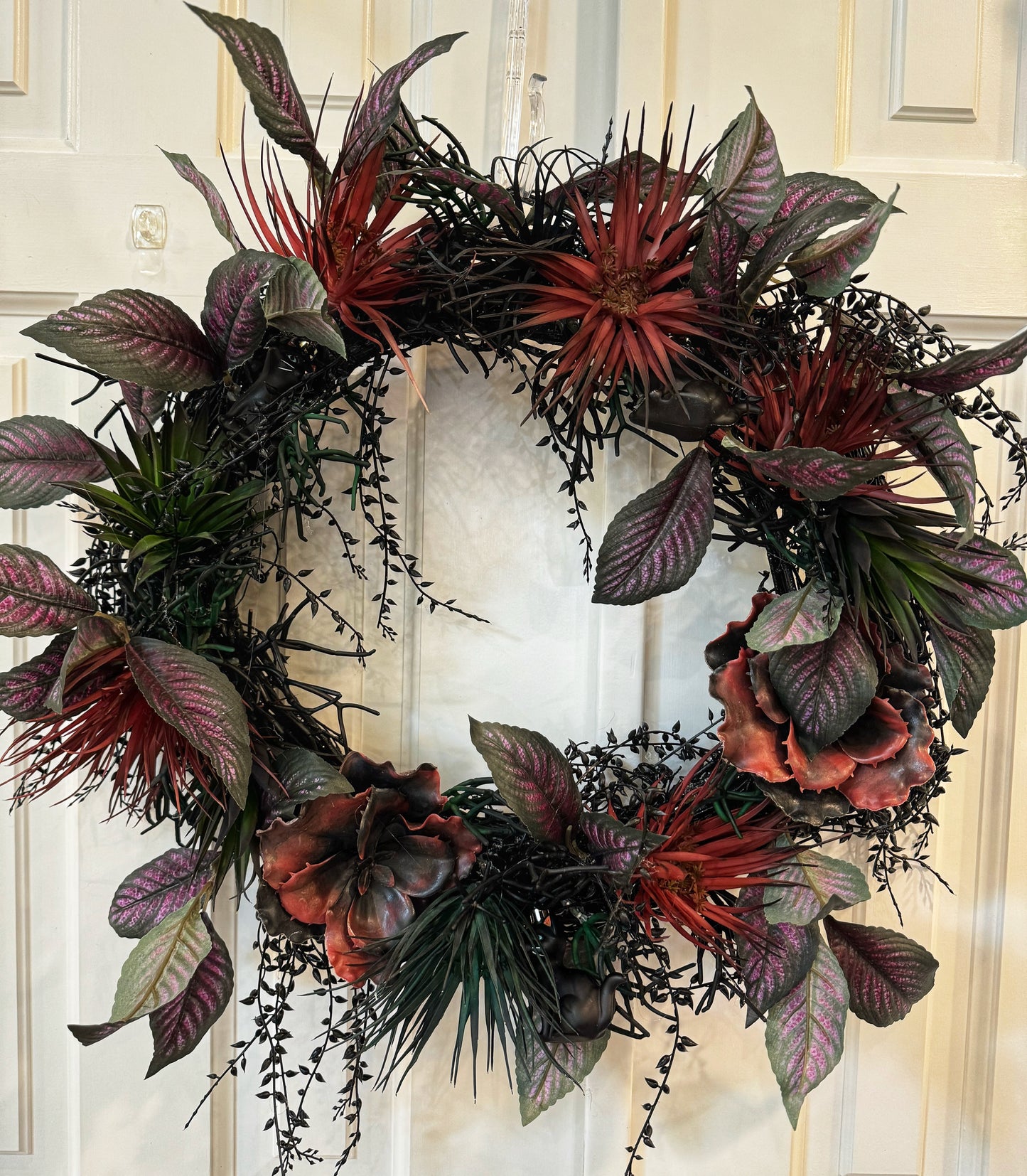 Halloween Succulent Wreath