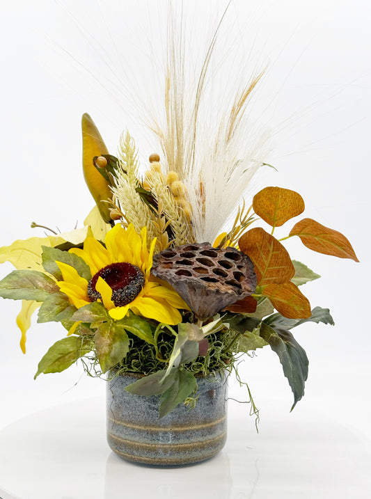 Fall Floral Sunflowers Arrangement