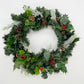 Christmas Advent Wreath with Holly