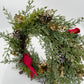 Unique Two-Sided Holiday Standing Wreath