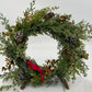 Unique Two-Sided Holiday Standing Wreath