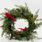 Unique Two-Sided Holiday Standing Wreath