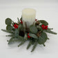 Eucalyptus Candle Ring | Christmas Candle Wreath