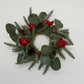 Eucalyptus Candle Ring | Christmas Candle Wreath