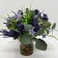 Lavender, Thistle, and grasses  arrangement