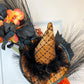 22" Halloween Magnolias, Roses and Witch Hat Wreath