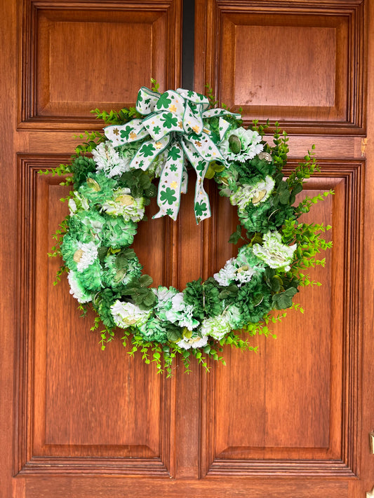 16" St. Patrick's Carnation Wreath