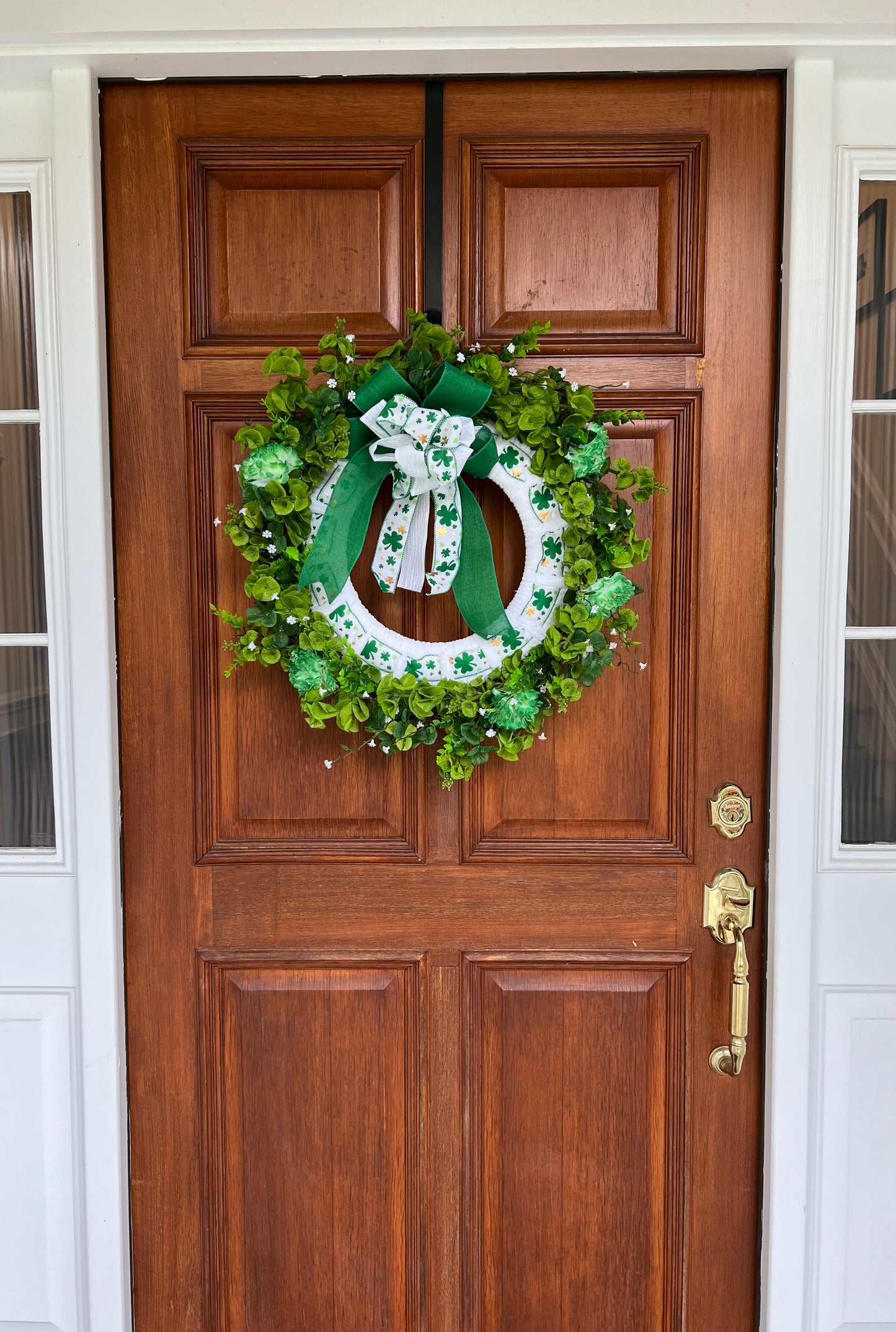 Unique 22" St. Patrick's Day Wreath with Bells of Ireland