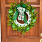 Unique 22" St. Patrick's Day Wreath with Bells of Ireland
