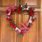 16" Ribbons & Roses Heart Wreath
