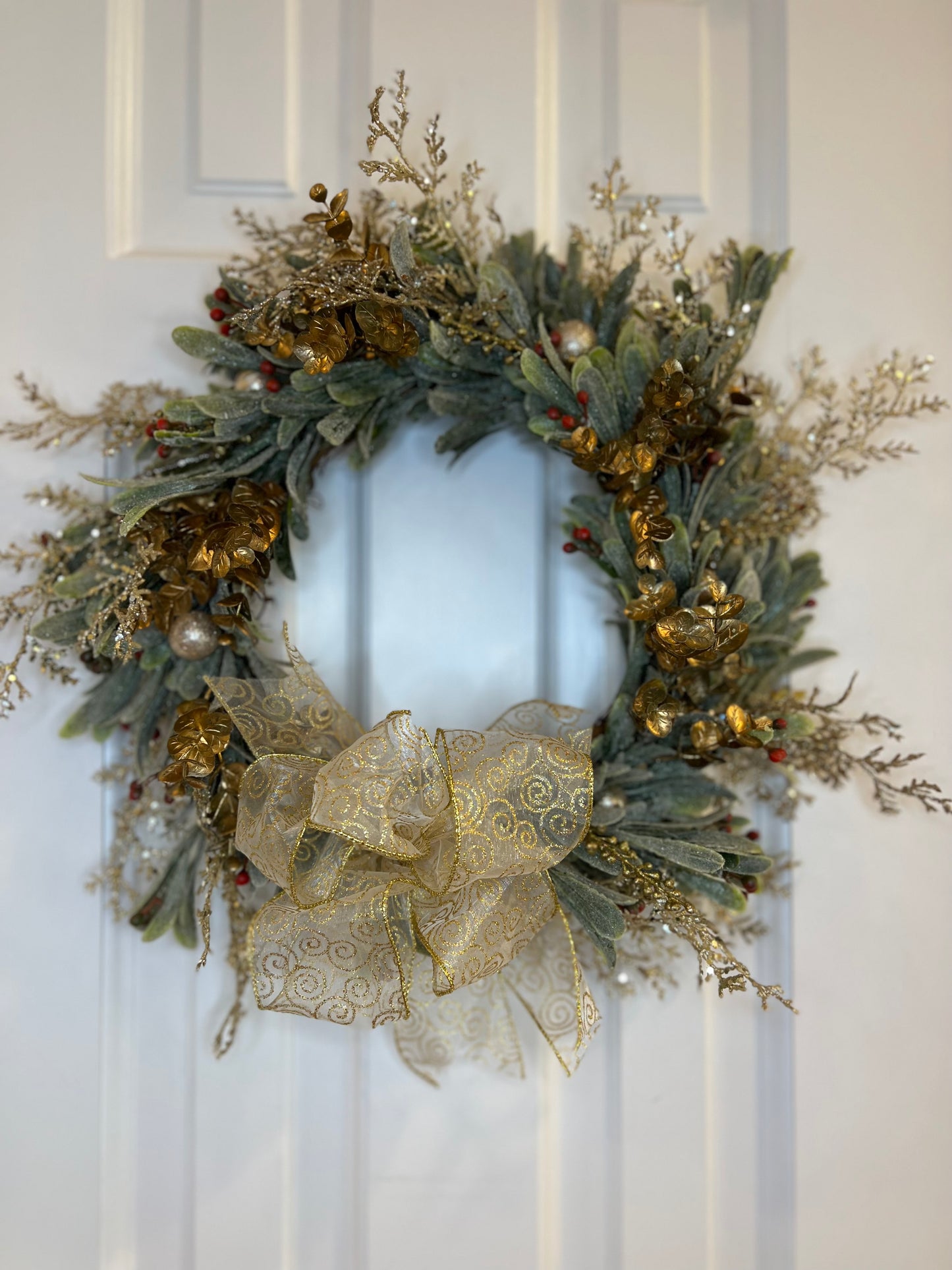 Christmas Golden Wreath