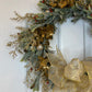 16" Gold-Accent Christmas Wreath