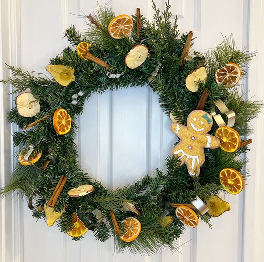 22" Baker's Christmas Wreath