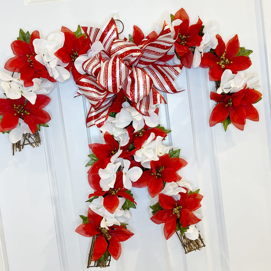 18" Candy Cane Wreath