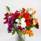 Mixed Flower Arrangement in Cube Vase
