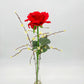 Georgian Red Rose in Delicate Bud Vase