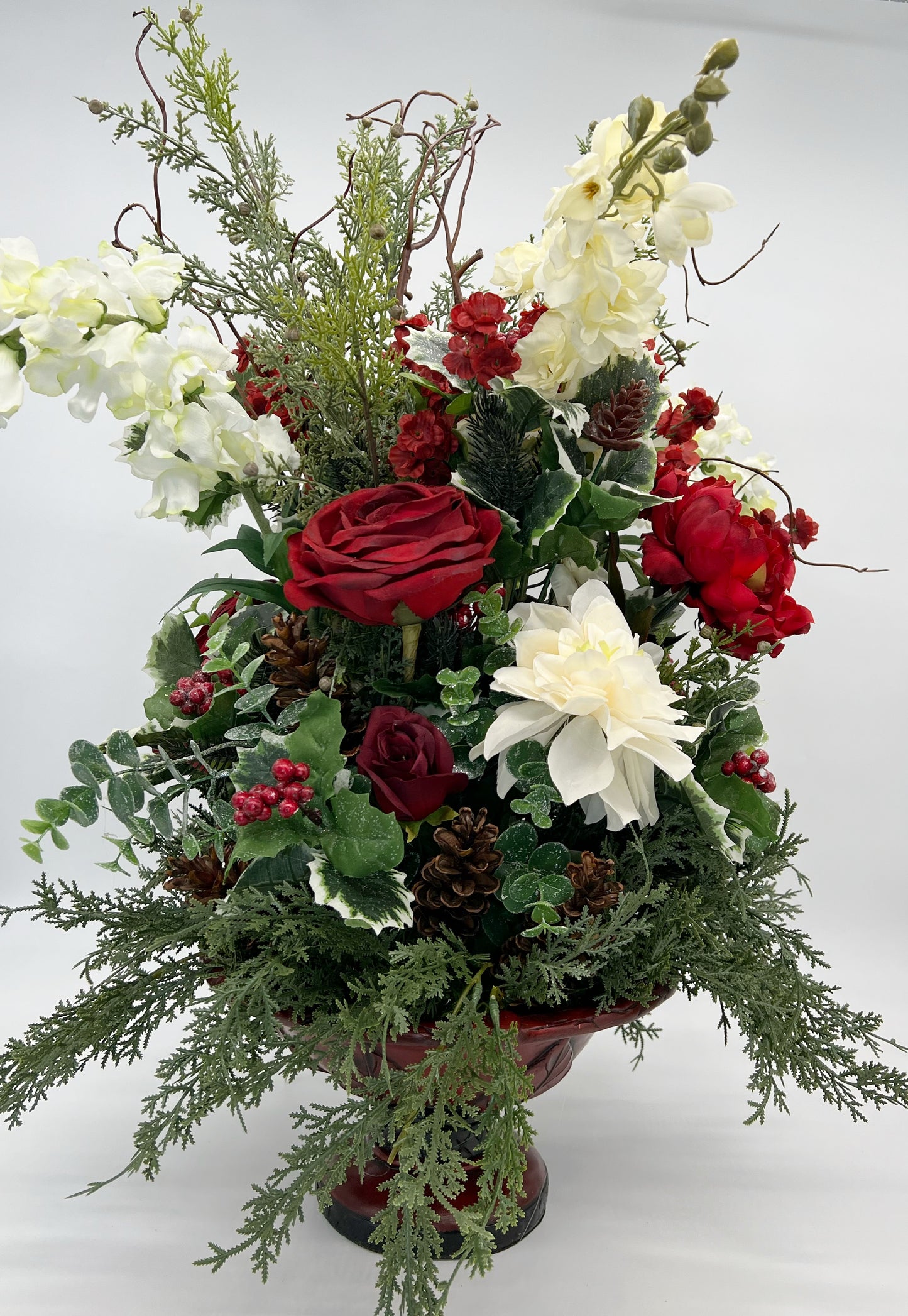 Christmas Floral Centerpiece