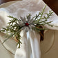 Holiday Poinsettia Napkin Rings