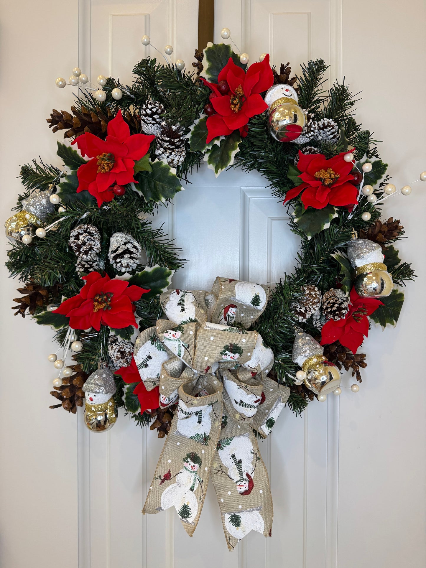 18" Snowman-Themed Wreath