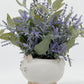 Cat Planter with Lavender