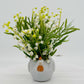 Chicken Planter with Lily of the Valley