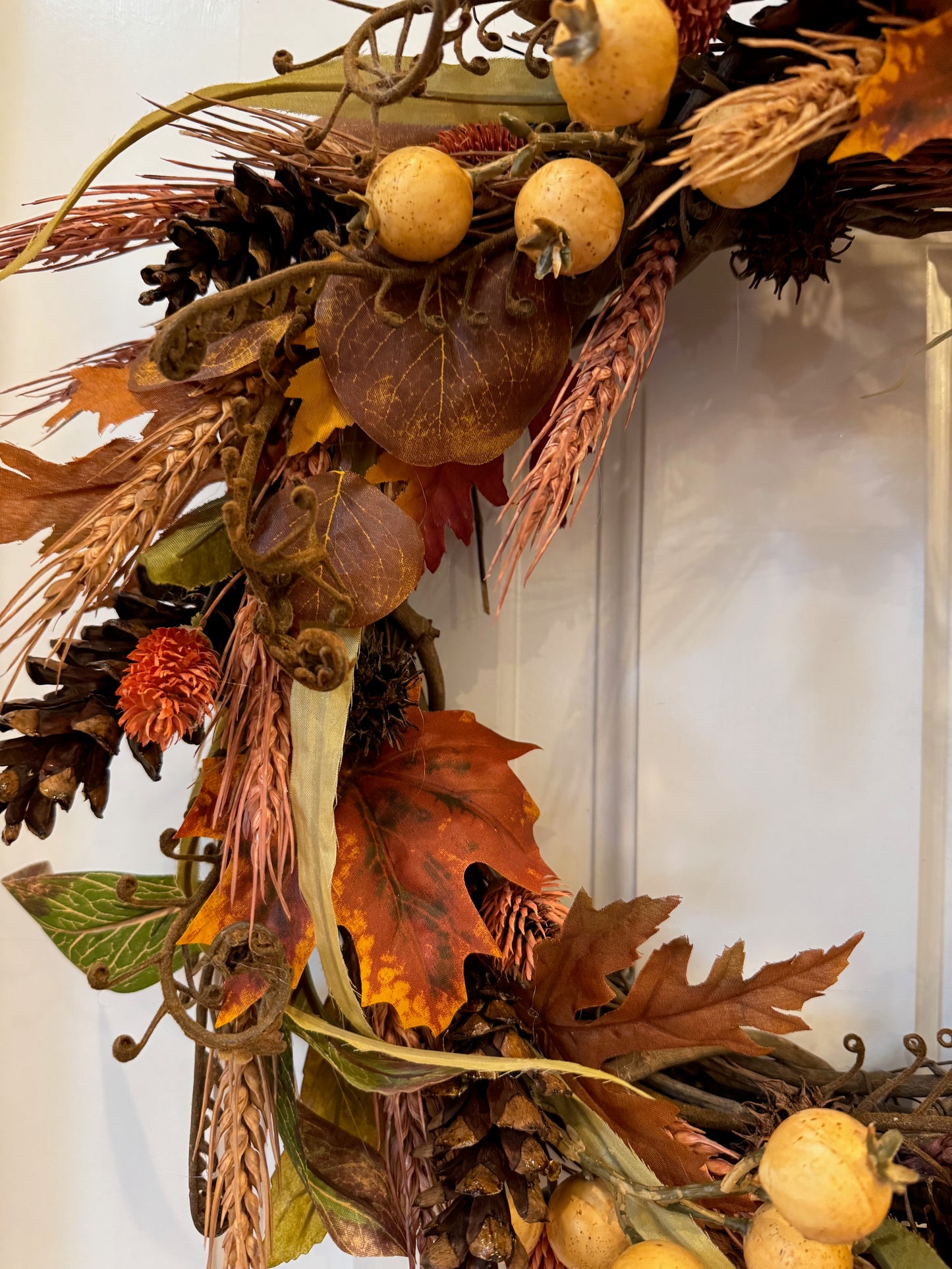 16" Earth Tone Fall Wreath