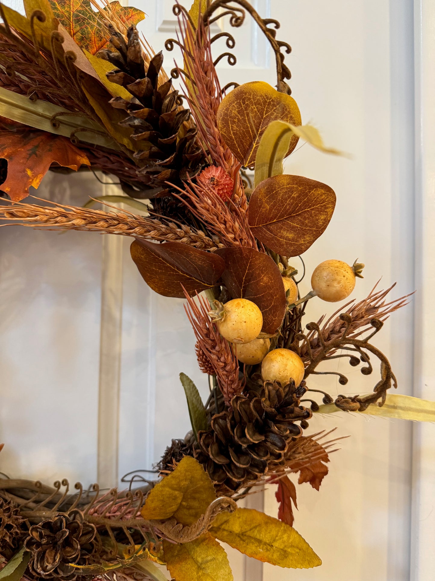 16" Earth Tone Fall Wreath