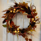 16" Earth Tone Fall Wreath
