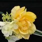 Yellow Rose Boutonniere with Hydrangea