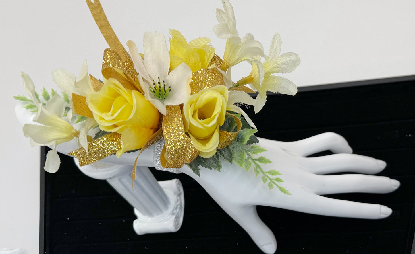 Yellow, Gold and White Corsage