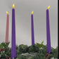 Christmas Advent Wreath with Holly