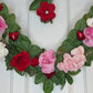 Roses and hearts wreath