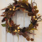 16" Earth Tone Fall Wreath