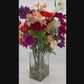 Mixed Flower Arrangement in Cube Vase