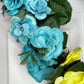 12" Tea Roses Wreath