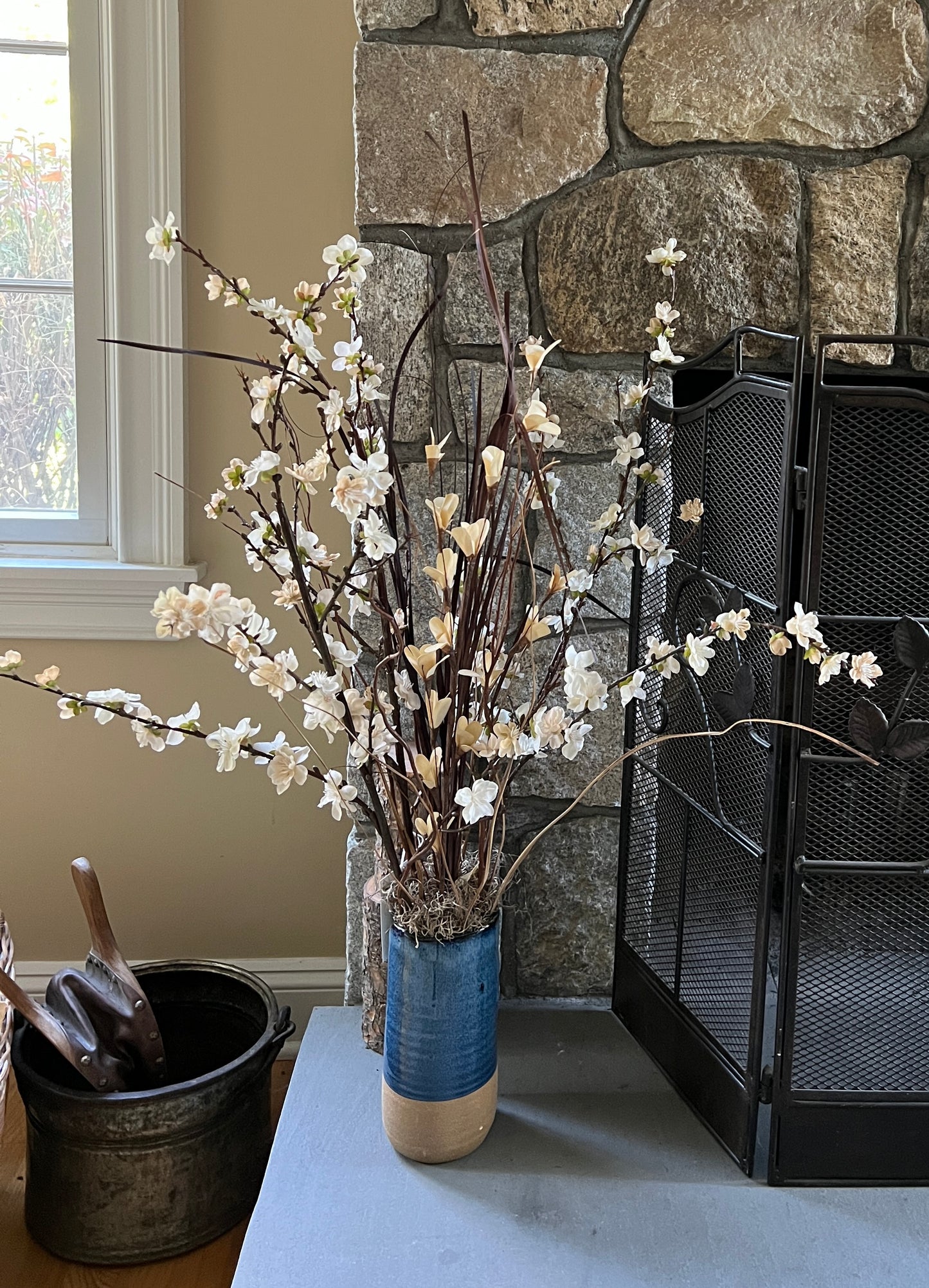 40" Cherry Blossoms Silk Arrangement