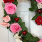 12" Hearts and Roses Wreath