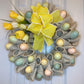 16" Burlap and Eggs Spring Wreath