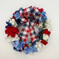 Patriotic Handcrafted Wreath