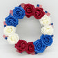 12" Patriotic Rose Wreath